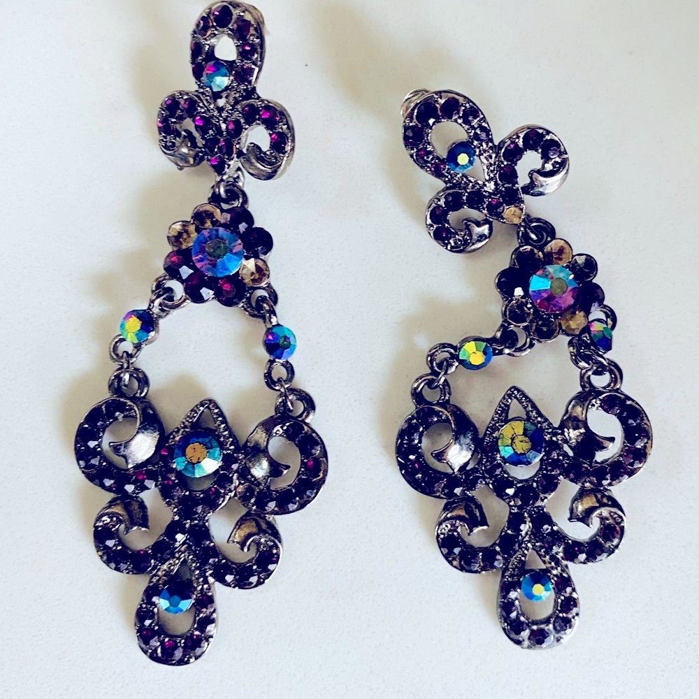 Elegant Multicolor Dangle Earrings